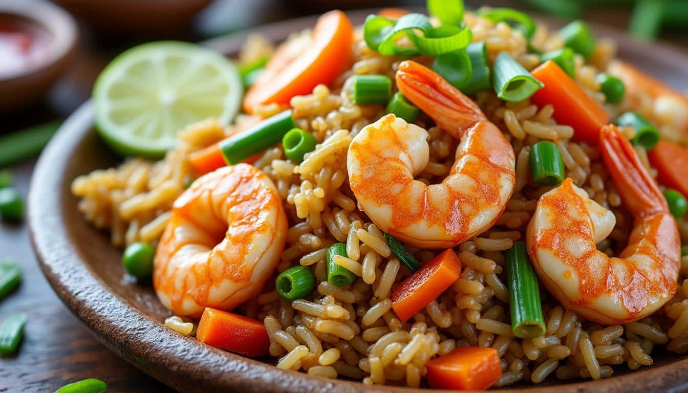 découvrez comment préparer un riz frit thaïlandais savoureux (khao pad) avec des ingrédients simples et des étapes faciles. parfait pour un repas rapide et plein de saveurs exotiques !