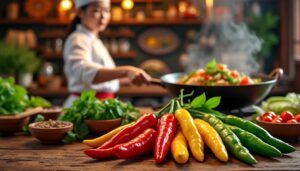 découvrez comment le piment relève les saveurs et occupe une place essentielle dans la cuisine thaïlandaise, des plats épicés traditionnels aux subtils mariages de goûts.
