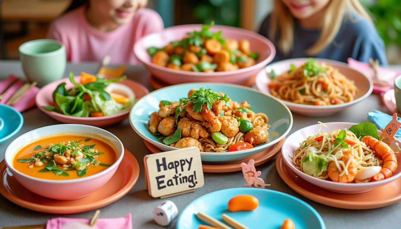 découvrez une sélection de plats thaïlandais doux, savoureux et adaptés aux enfants, parfaits pour initier les plus jeunes aux saveurs exotiques sans ingrédients trop épicés.