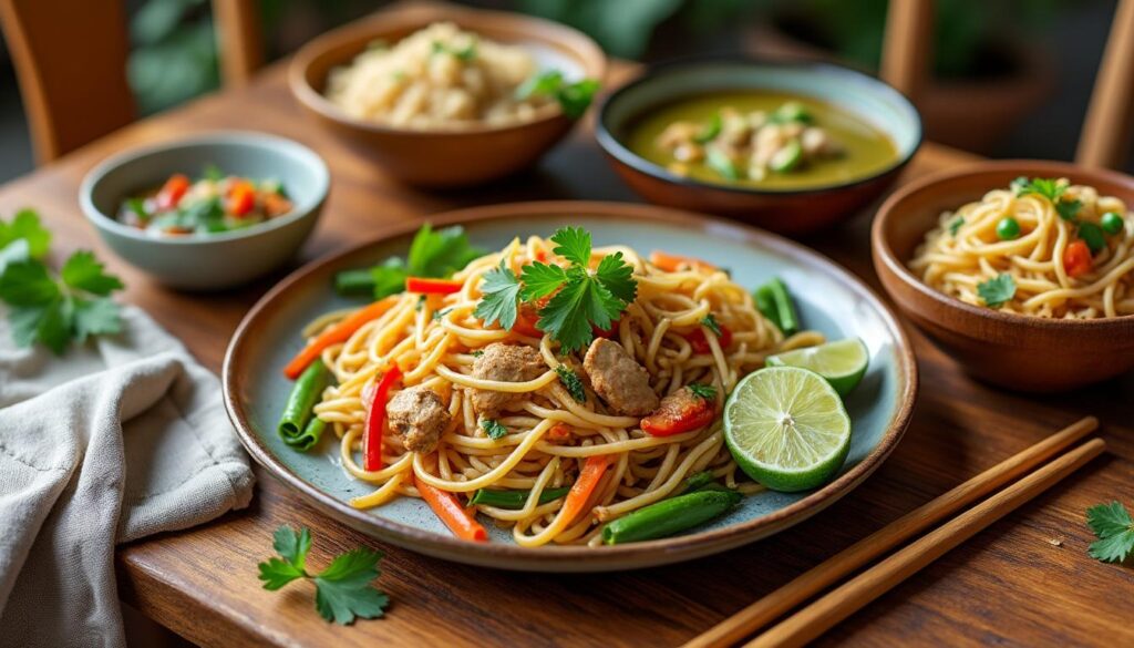découvrez une sélection de plats thaïlandais savoureux, doux et équilibrés, parfaits pour faire voyager les enfants sans brusquer leurs papilles. idéal pour initier les plus jeunes à la cuisine thaï !