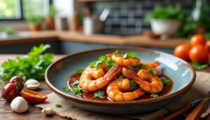 découvrez une délicieuse recette de crevettes sautées au tamarin : un plat savoureux et exotique, facile à préparer. idéal pour surprendre vos convives avec des saveurs raffinées et un mélange parfait entre acidité et douceur.
