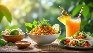 découvrez des recettes thaï hydratantes, parfaites pour l’été : des plats frais et savoureux, riches en saveurs exotiques, pour se rafraîchir et s’hydrater tout au long de la saison estivale.