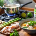 découvrez comment préparer facilement une délicieuse soupe tom kha kai chez vous grâce à nos astuces et à une recette simple. apprenez à maîtriser cette spécialité thaïlandaise aux saveurs exotiques !