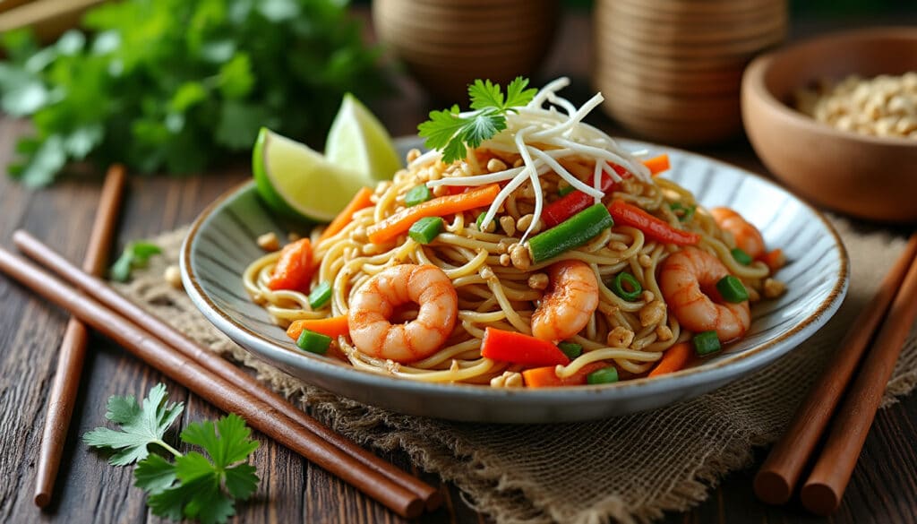 découvrez comment préparer facilement un pad thaï traditionnel chez vous grâce à notre recette simple, rapide et authentique. parfaite pour un repas savoureux et exotique en famille ou entre amis.