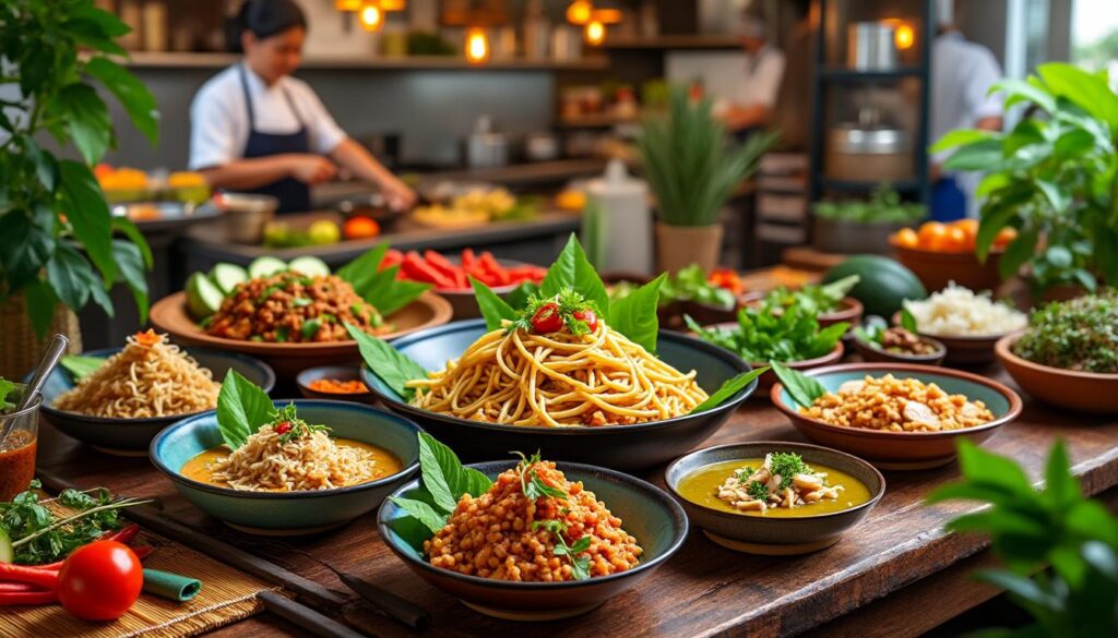 découvrez comment la cuisine thaïlandaise s'est imposée sur la scène gastronomique mondiale grâce à ses saveurs uniques, ses traditions culinaires riches et son influence croissante sur les tendances alimentaires internationales.
