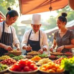 découvrez les parcours inspirants de chefs thaïlandais célèbres : leurs débuts, leurs succès et comment ils ont révolutionné la cuisine thaïlandaise à travers le monde.