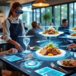 découvrez comment la réalité augmentée révolutionne l'expérience culinaire dans les restaurants en proposant des menus interactifs, des présentations innovantes et une immersion unique pour les clients.