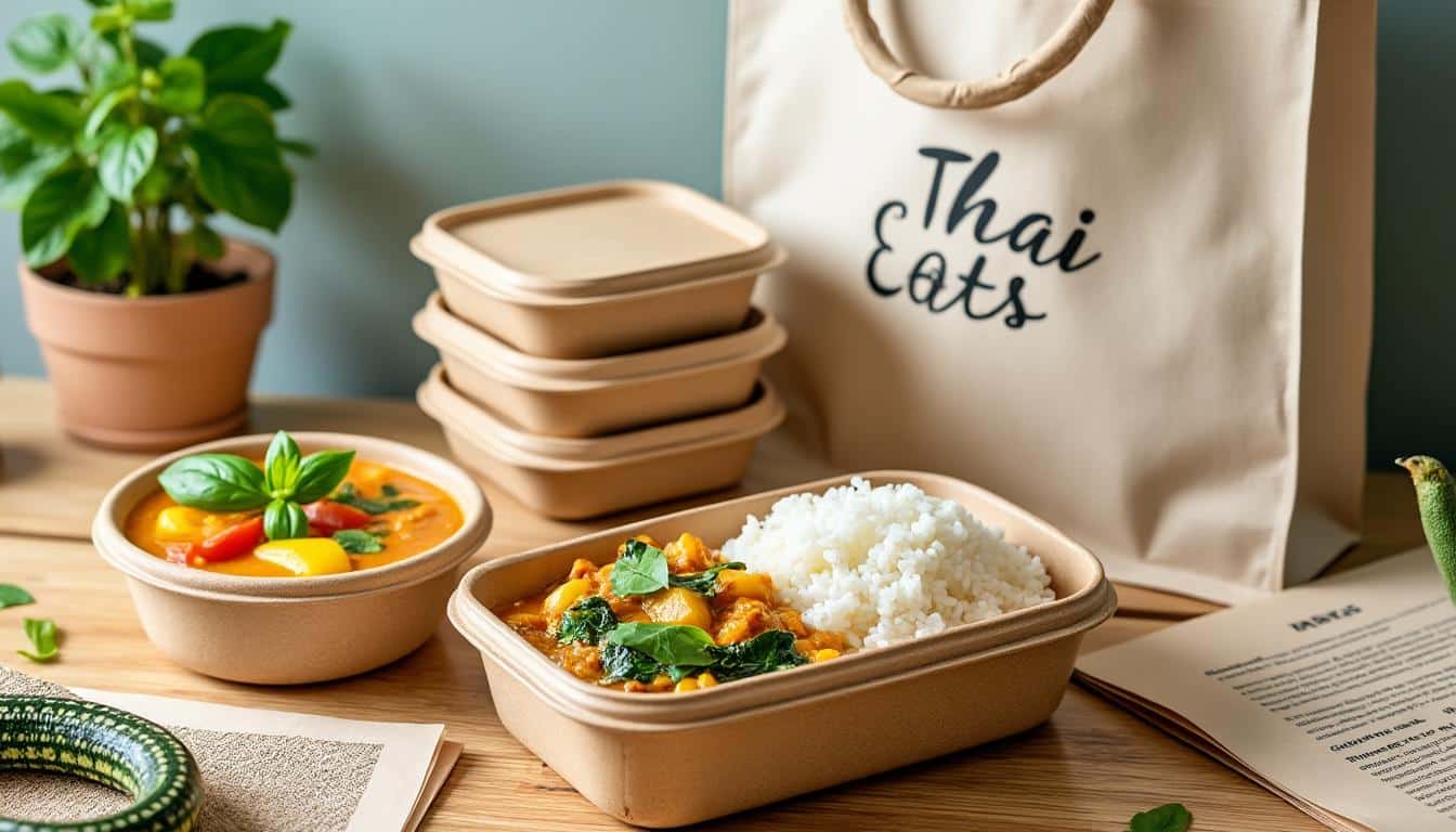 découvrez nos solutions de packaging écologique spécialement conçues pour les plats thaï à emporter, alliant respect de l'environnement et praticité.