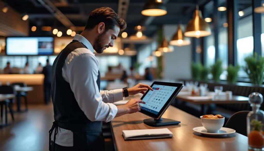 découvrez les meilleurs logiciels de gestion pour restaurants, conçus pour optimiser la prise de commandes, la gestion des stocks, et améliorer l'expérience client.