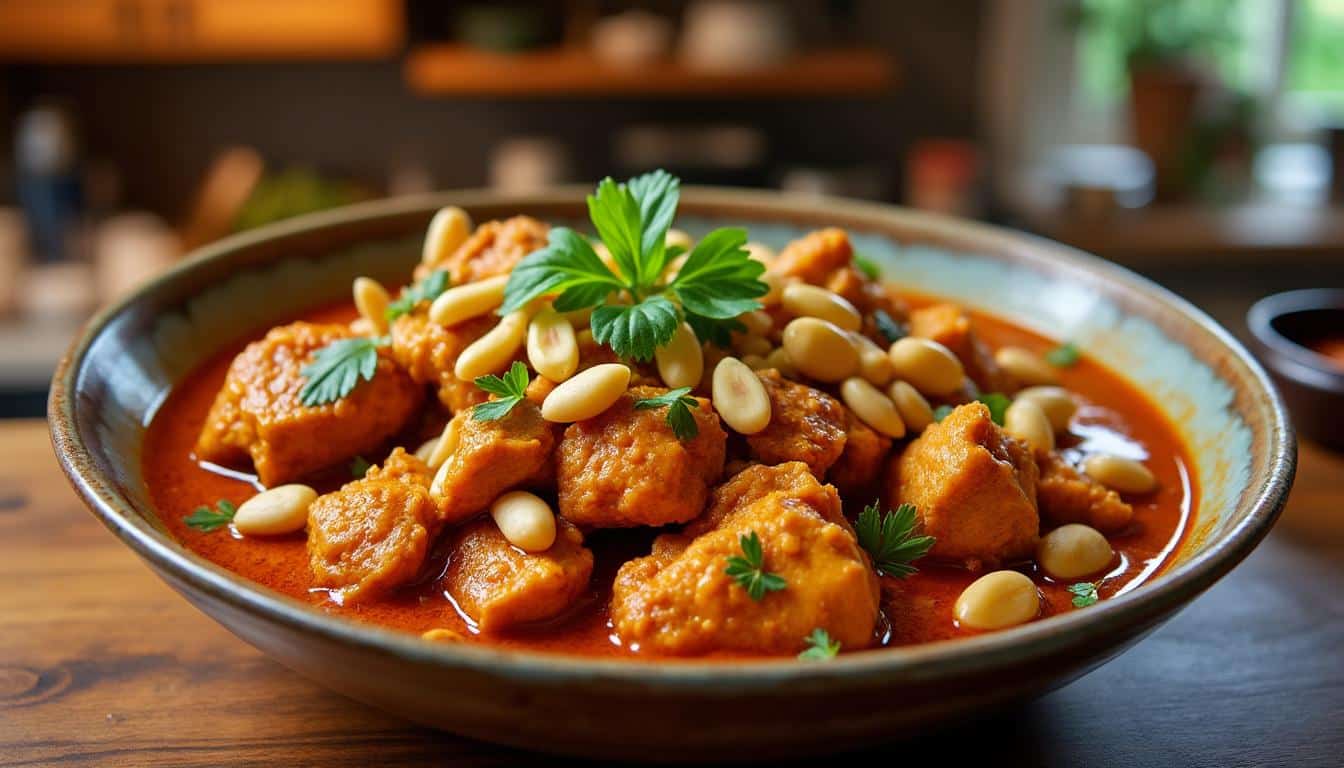 découvrez la recette du massaman curry, un plat savoureux mêlant les traditions thaïlandaises et les influences indiennes pour une explosion de saveurs.
