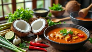 découvrez comment la noix de coco est un ingrédient clé dans la cuisine thaïlandaise, apportant saveur et authenticité à de nombreux plats traditionnels.