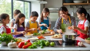 découvrez des méthodes ludiques et adaptées pour enseigner la cuisine thaïlandaise aux enfants, en éveillant leur curiosité et leur goût pour les saveurs exotiques.