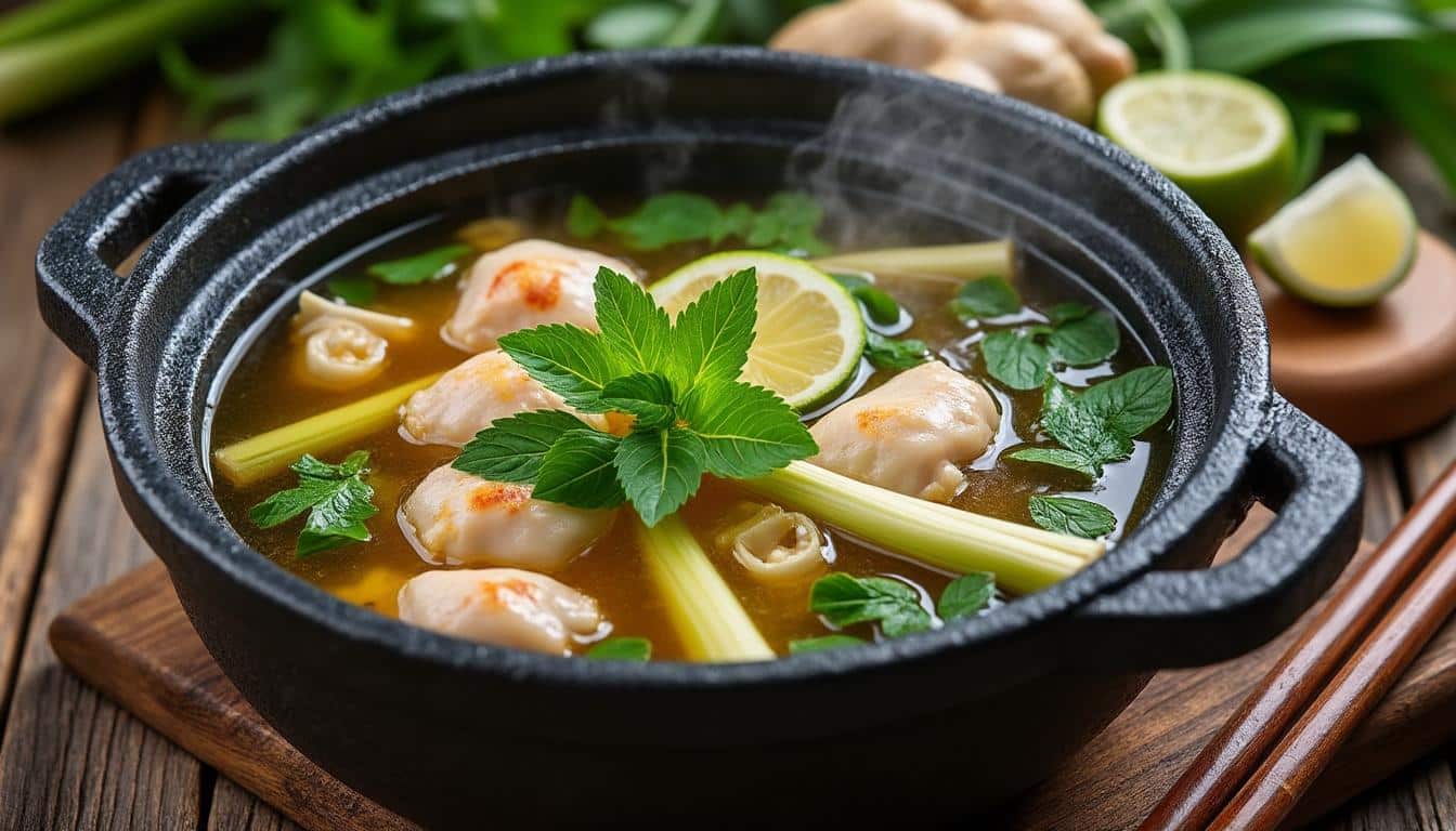apprenez à préparer un bouillon thaï parfumé, riche en saveurs authentiques, grâce à notre guide simple et détaillé pour réussir cette recette traditionnelle.
