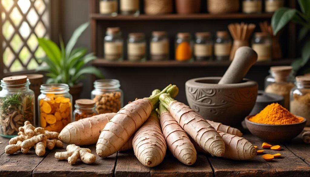 découvrez l'importance du galanga dans la médecine traditionnelle, ses bienfaits thérapeutiques et ses utilisations ancestrales pour la santé.