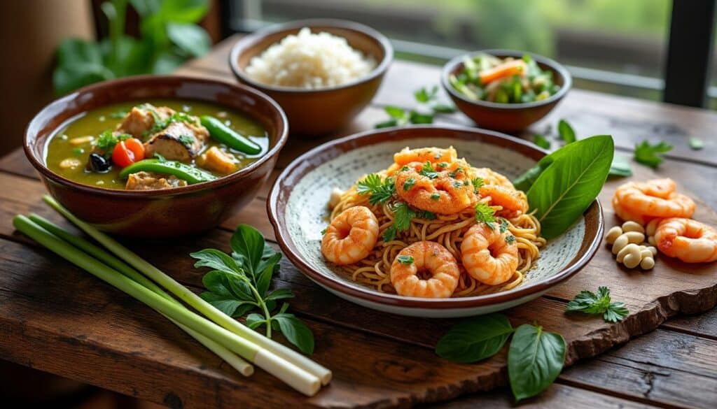 découvrez des recettes thaïlandaises savoureuses et authentiques, entièrement sans produits laitiers, pour une cuisine exotique et saine adaptée à tous les régimes.