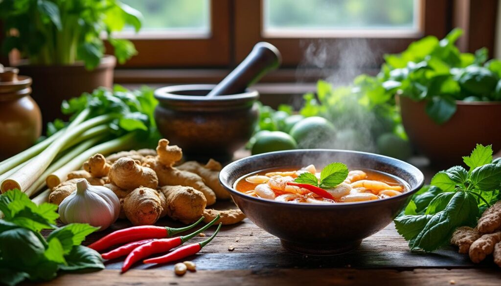 découvrez comment la cuisine thaï peut renforcer votre immunité en hiver grâce à des ingrédients naturels et épicés qui stimulent les défenses de votre corps.