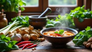 découvrez comment la cuisine thaï peut renforcer votre immunité en hiver grâce à des ingrédients naturels et épicés qui stimulent les défenses de votre corps.