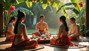 découvrez la cérémonie du thé en thaïlande, une tradition riche en histoire et en symboles, mêlant art, culture et convivialité.
