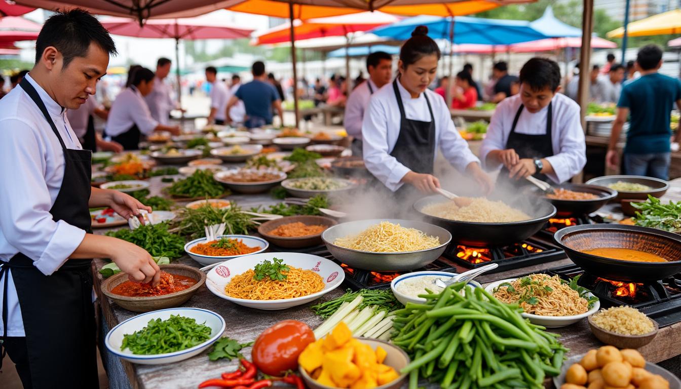 découvrez l'univers passionnant des concours culinaires thaïlandais, où tradition et créativité se rencontrent pour sublimer la gastronomie de thaïlande.