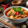 découvrez la recette authentique du curry panang thaïlandais, un plat savoureux et épicé qui ravira vos papilles avec ses arômes riches et sa texture onctueuse.