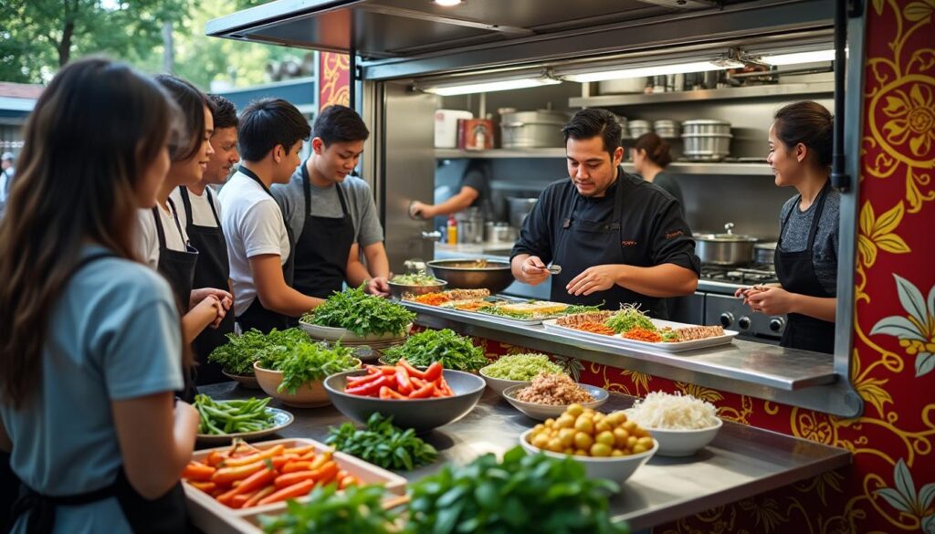 découvrez notre formation complète pour ouvrir un food truck thaï, apprenez les recettes authentiques et maîtrisez la gestion de votre entreprise mobile.
